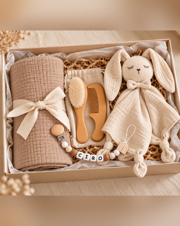 Box Bienvenida, color beige