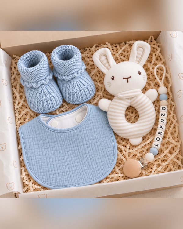 Box Primeros mimos, color celeste